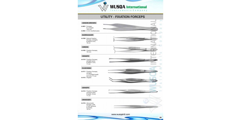 Utility Fixation Forceps 